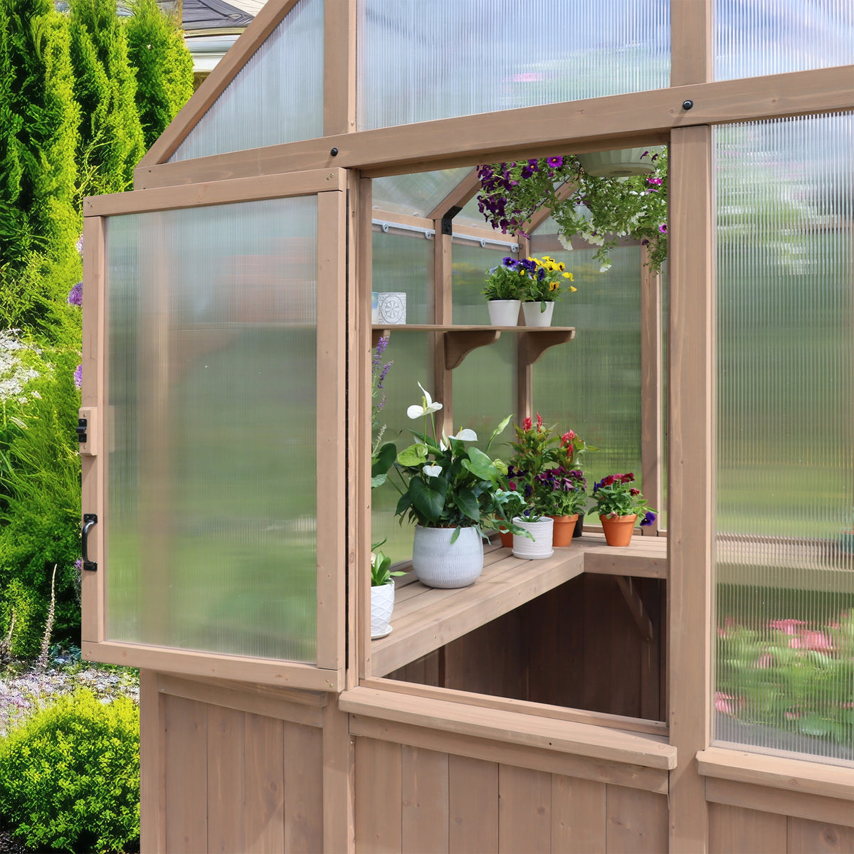 Yardistry 6.7' x 7.6' Greenhouse