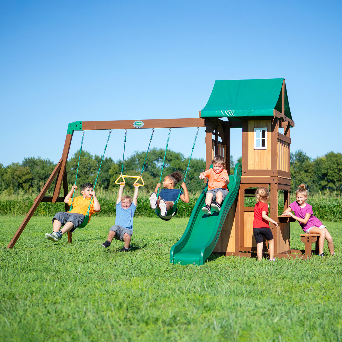 Lakewood Wooden Swing Set