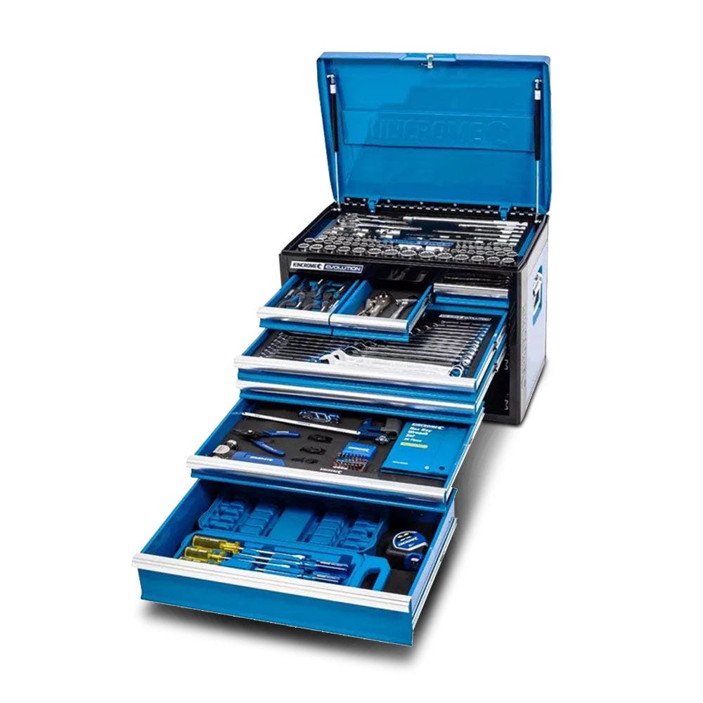 KINCROME Evolution TFL Tool Chest Kit 207 Piece 7 Drawer Deep P1705