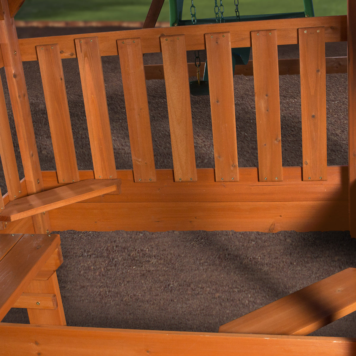 Pacific View Wooden Swing Set