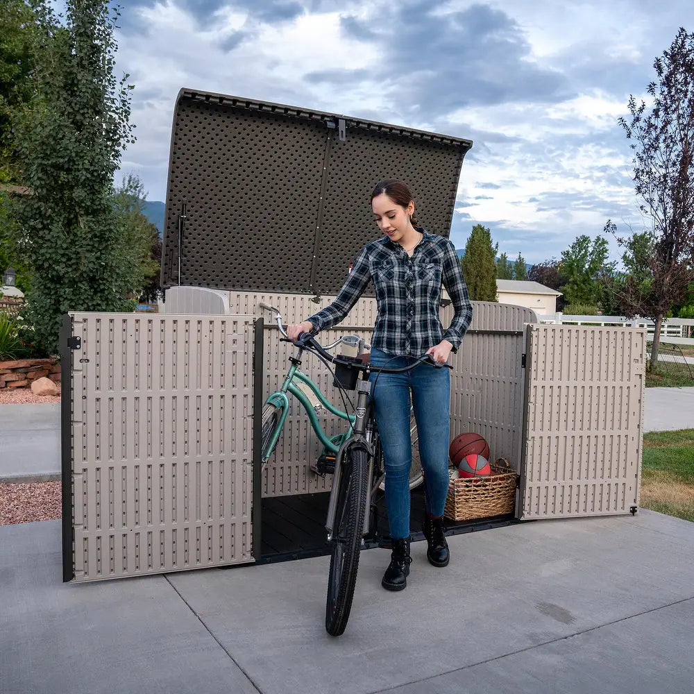 Lifetime Horizontal Storage Shed (75 cubic feet)