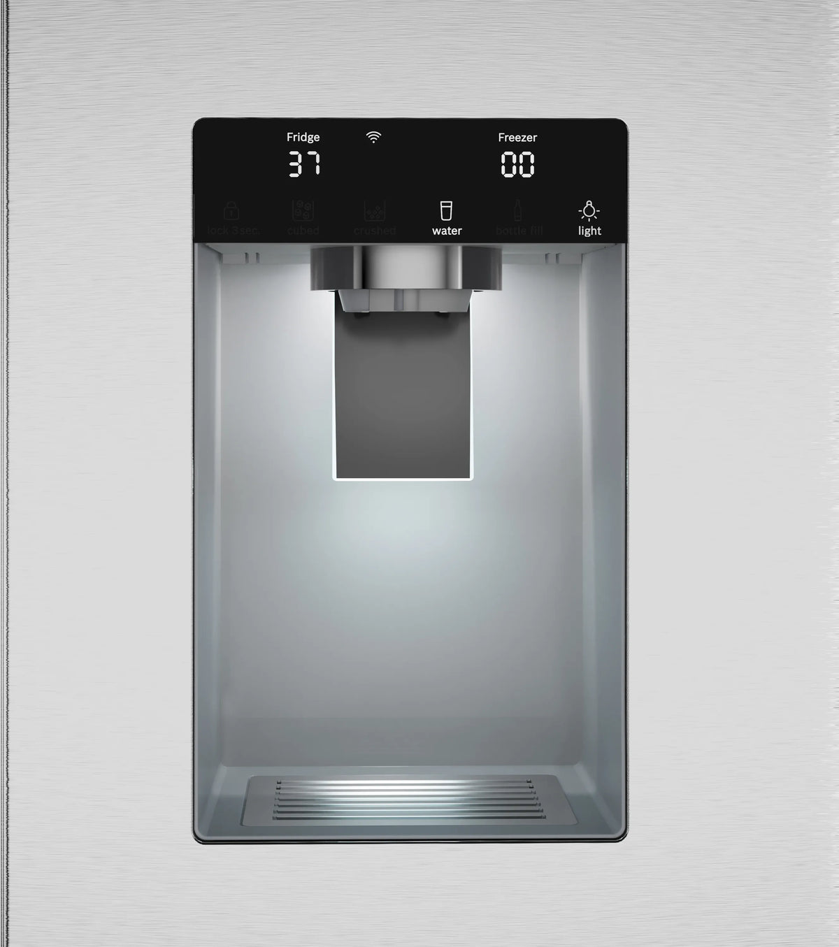 Bosch B36FD52SNS 500 Series French Door Bottom Mount Refrigerator 36'' Stainless steel (with anti-fingerprint). Total No Frost