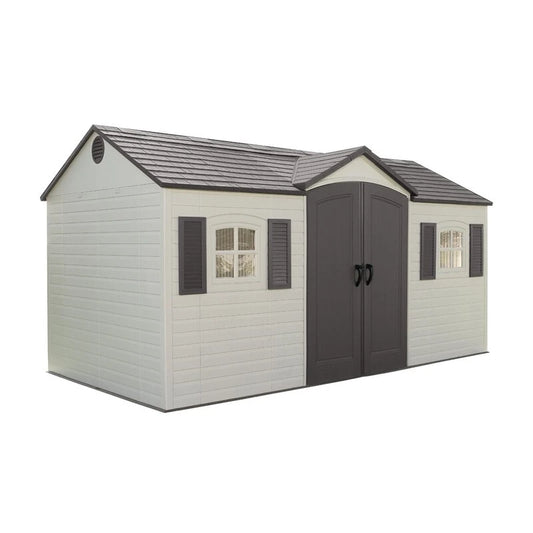 15' x 8' double door storage shed