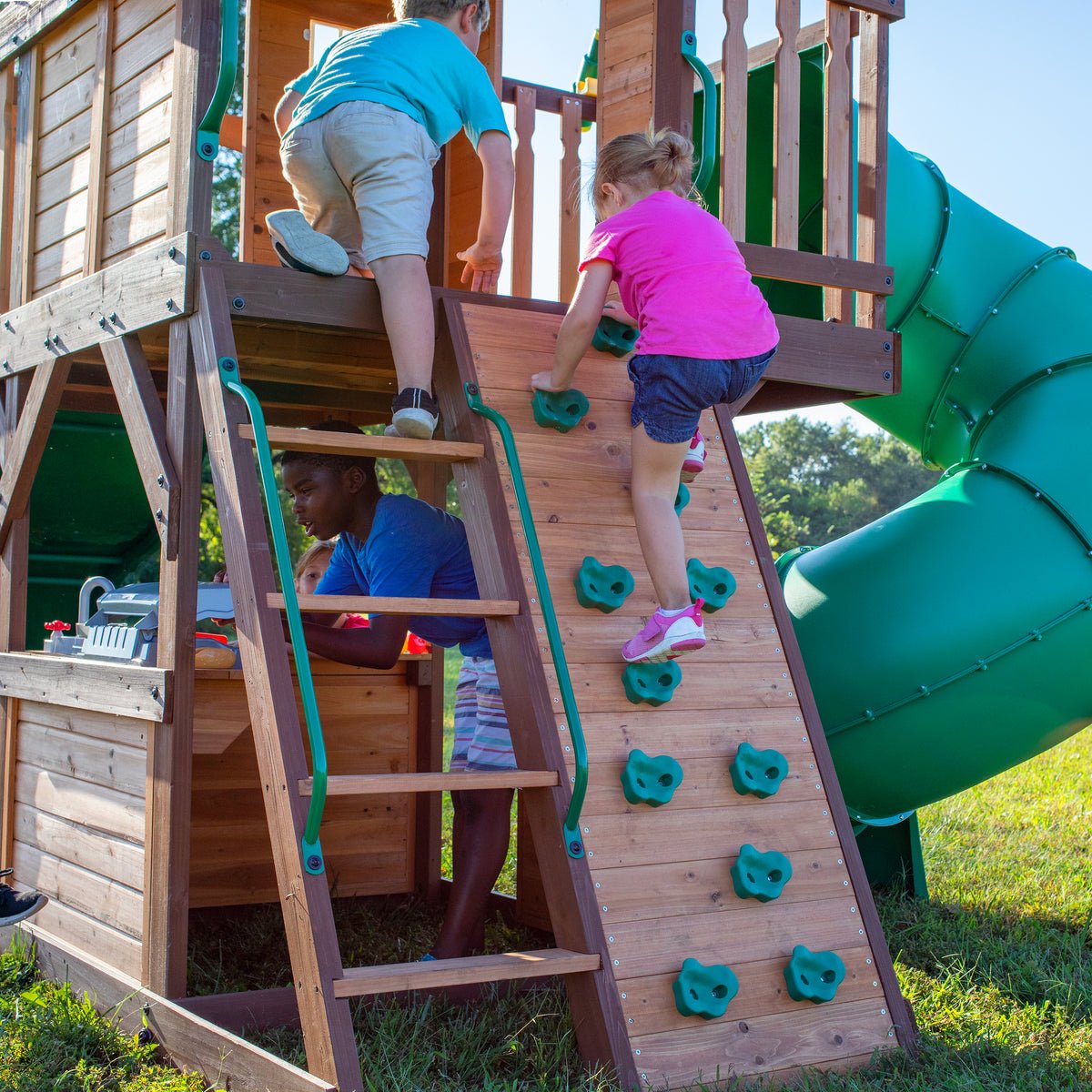 Cedar Cove Wooden Swing Set