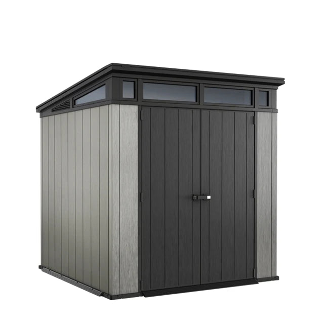 Keter Artisan 7 x 7 Shed Outdoor Waterproof Storage Garden Shed Window Free Delivery No Assembly