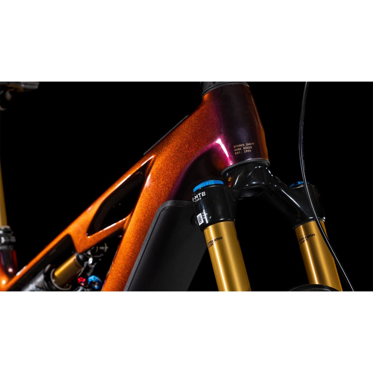 CUBE STEREO HYBRID ONE77 HPC SLT 800 - Carbon Electric Mountainbike - 2025