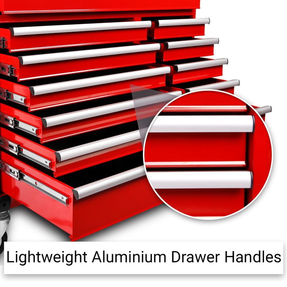 Daytona D655PS 655-Piece Machinery Tool Set with 43-Inch 12-Drawer Red Roller Cabinet