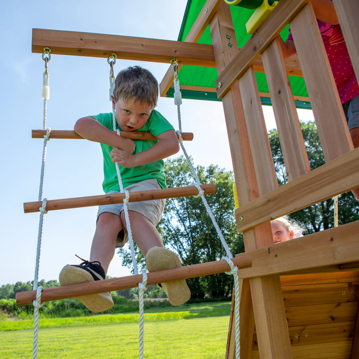 Mount McKinley Wooden Swing Set