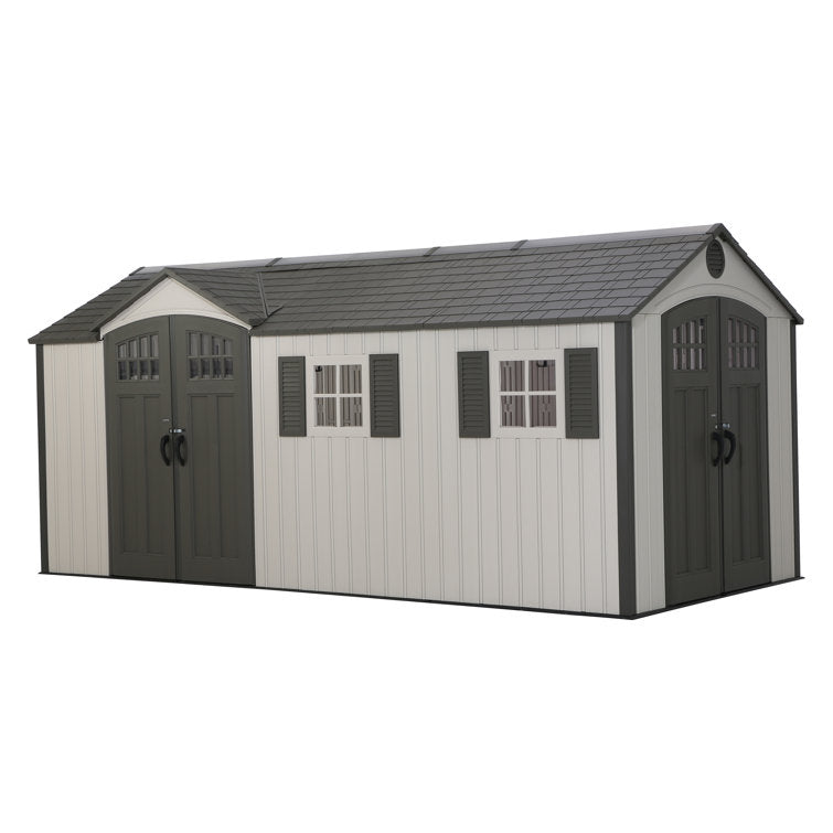 550 cm x 244 cm Gerätehaus Chateau