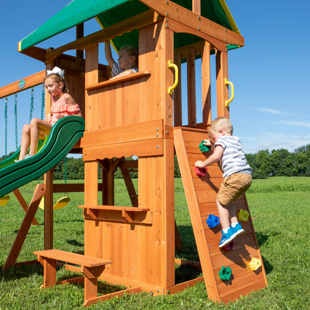 Somerset Wooden Swing Set