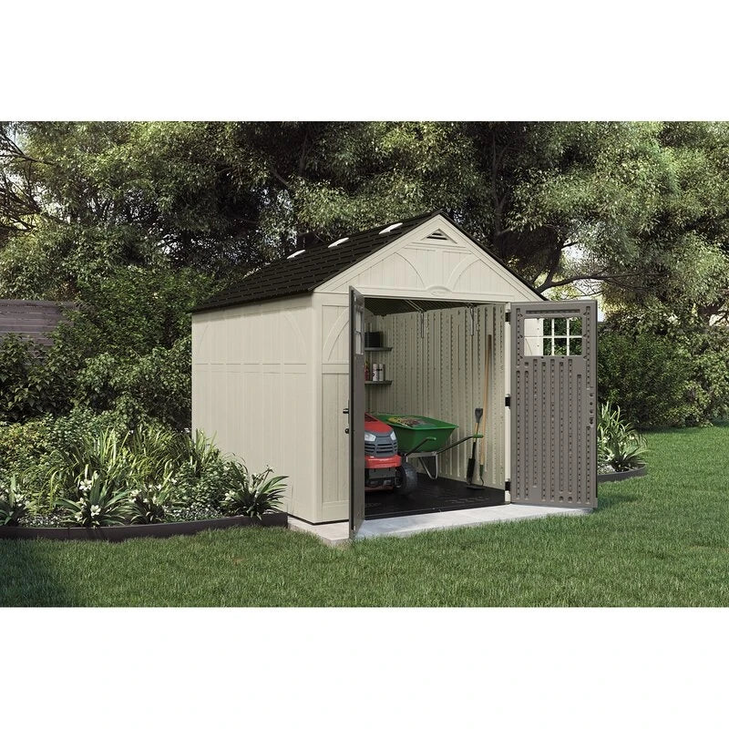 Outdoor Herb 8 ft. wide x 10 ft. deep plastic storage shed