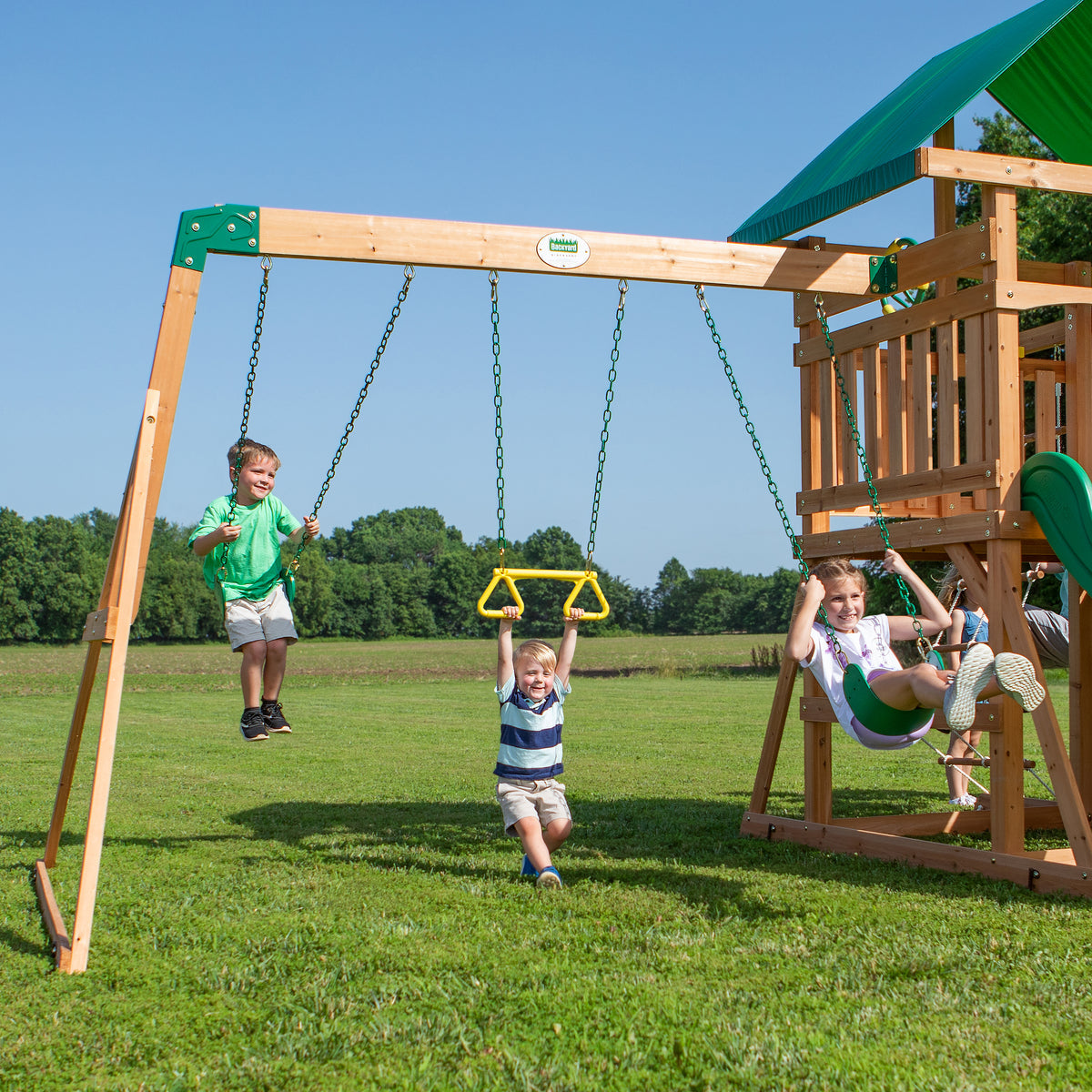 Mount McKinley Wooden Swing Set