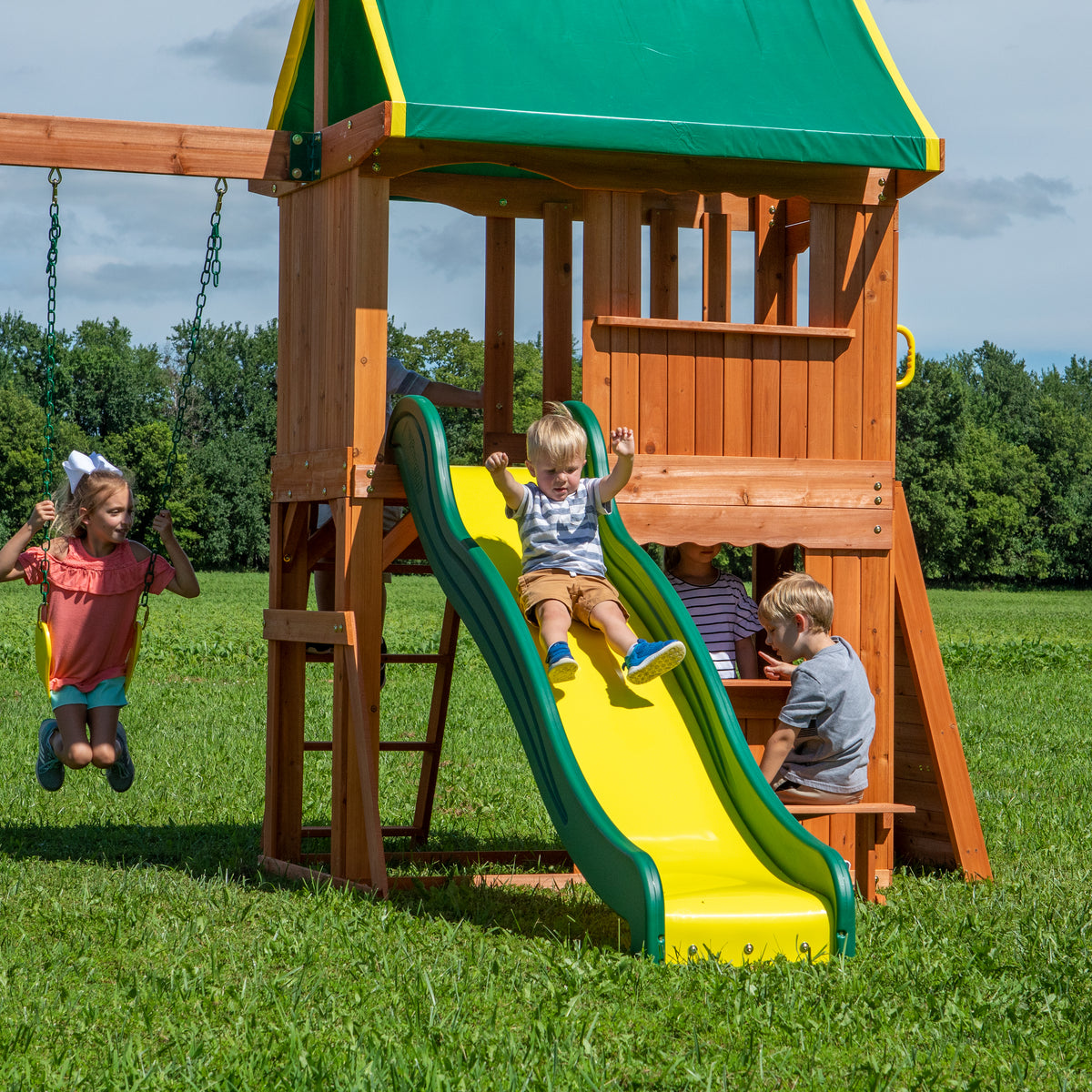 Somerset Wooden Swing Set