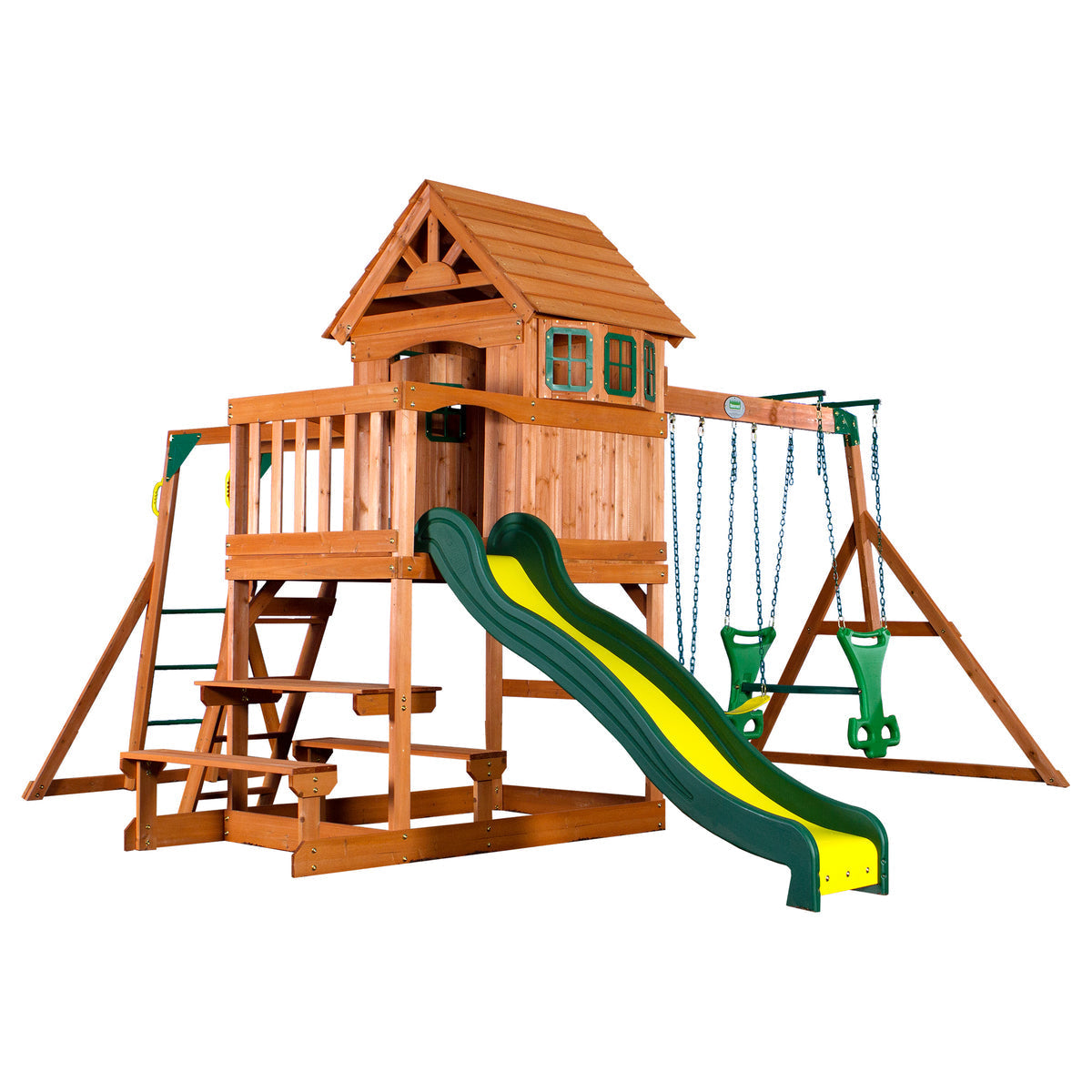 Springboro Wooden Swing Set