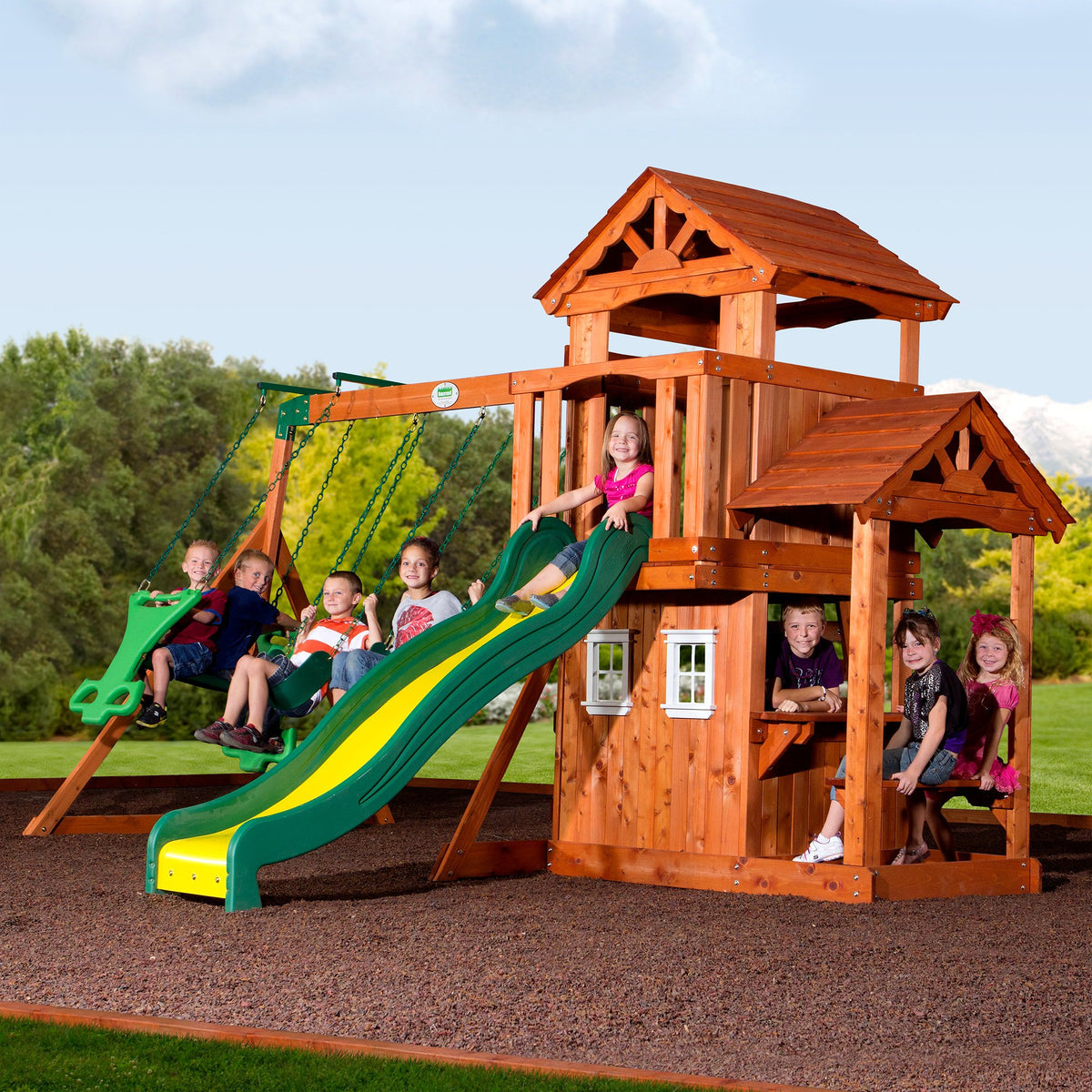 Tanglewood Wooden Swing Set