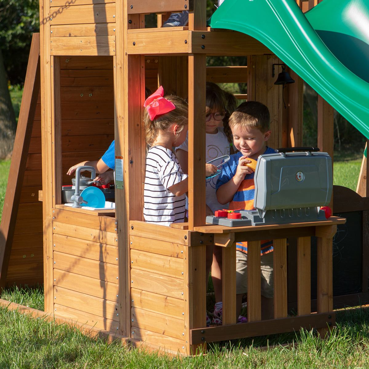 Bristol Point Wooden Swing Set