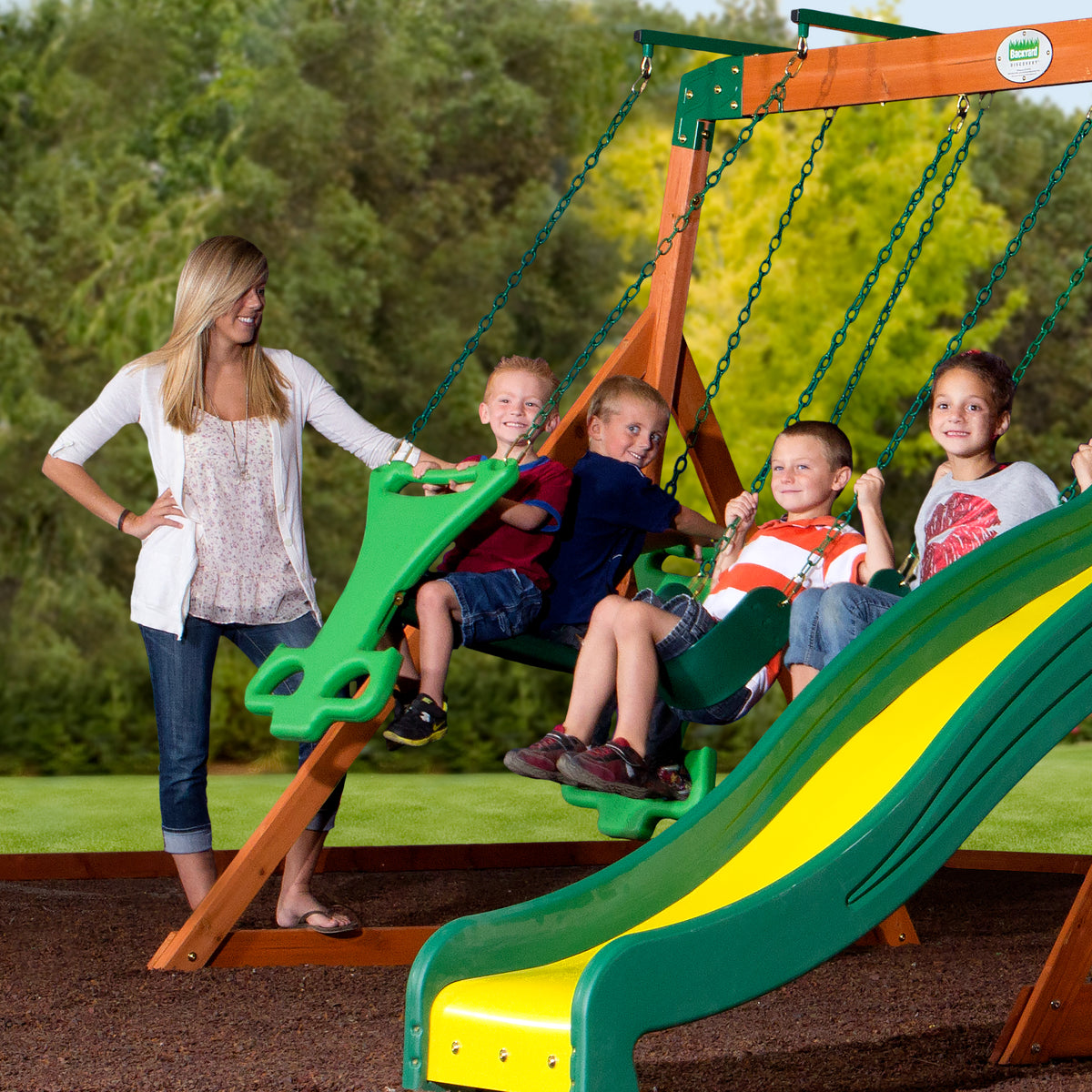 Tanglewood Wooden Swing Set