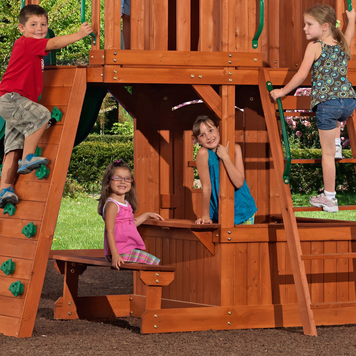 Monterey Wooden Swing Set