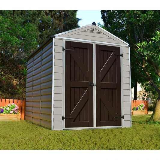 Skylight 6' wide x 8' deep plastic storage shed