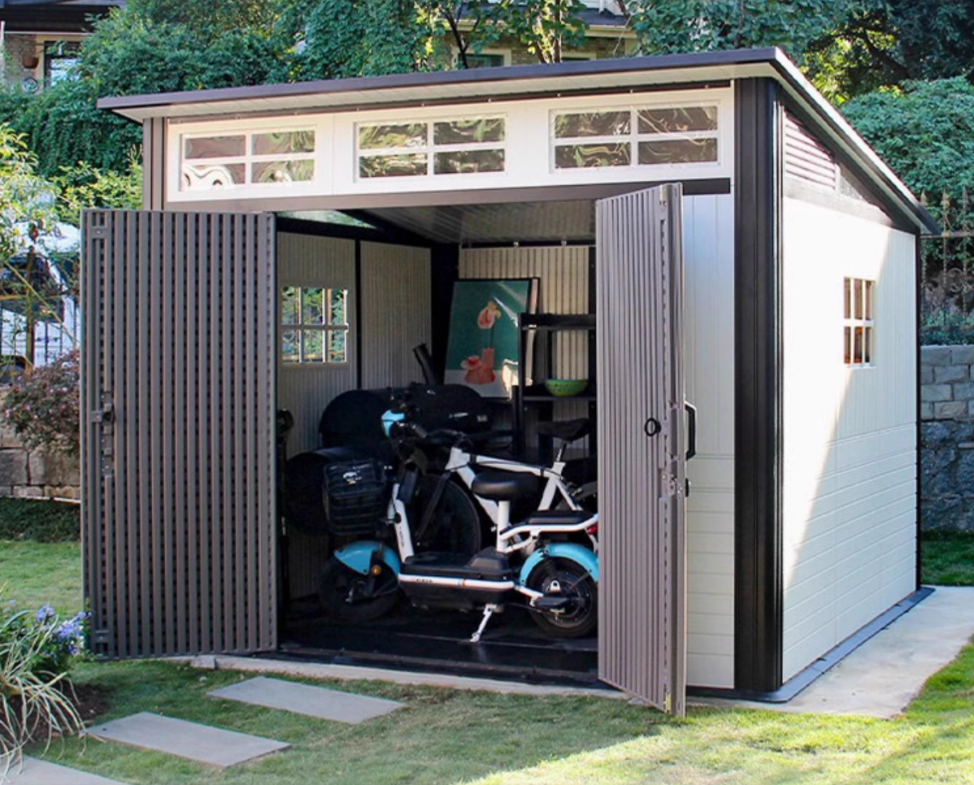 COLONIAL PLASTIC STORAGE GARDEN SHED OUTDOOR ROOM
