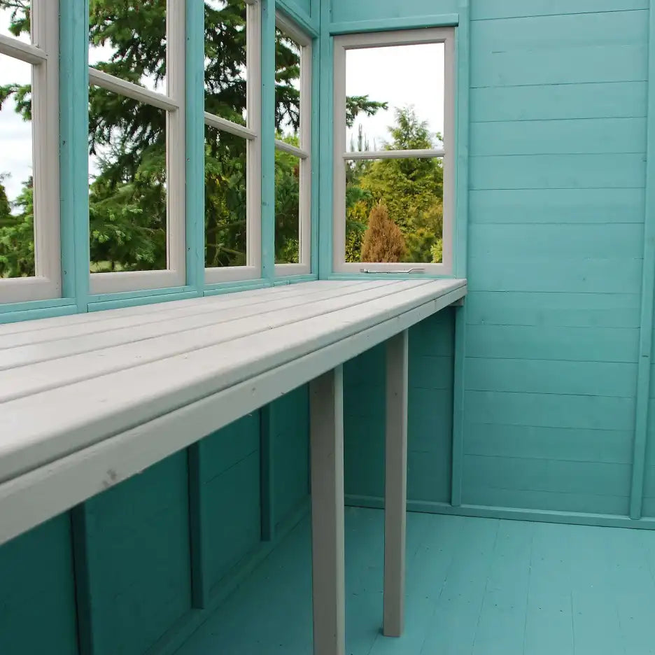 10' x 10' Sun Pent Wooden Garden Potting Shed