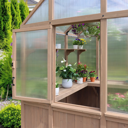 Yardistry 6.7' x 7.6' Greenhouse