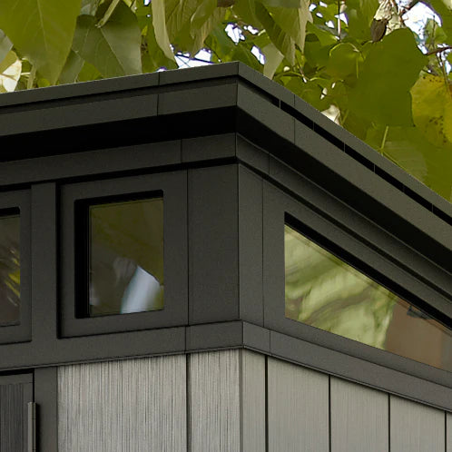 Keter Artisan 7 x 7 Shed Outdoor Waterproof Storage Garden Shed Window Free Delivery No Assembly