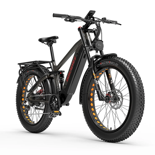 Dukawey Silvertip8 1000W 26" Fat Bike E-Mountainbike SUV E-bike 52V 20Ah