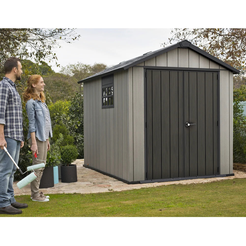 Keter Waterproof Oakland Outdoor Plastic Shed 759