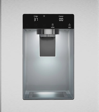 Bosch B36FD52SNS 500 Series French Door Bottom Mount Refrigerator 36'' Stainless steel (with anti-fingerprint). Total No Frost