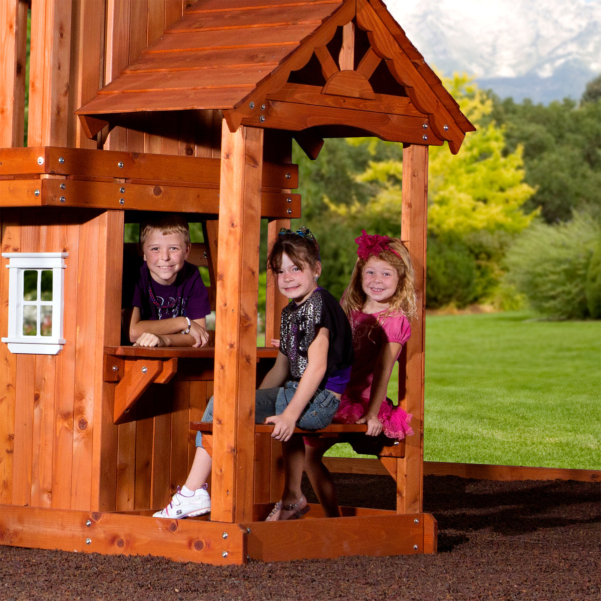 Tanglewood Wooden Swing Set
