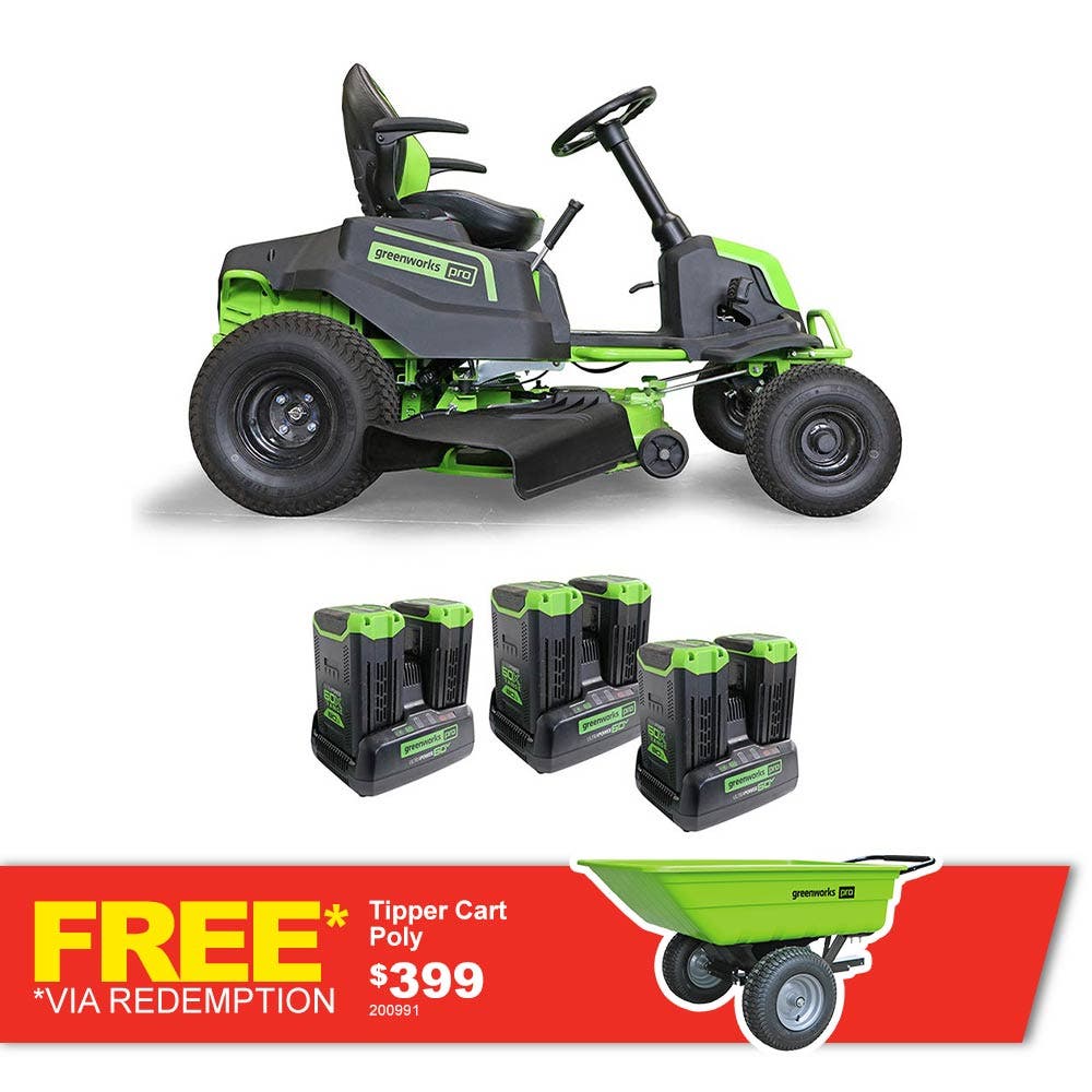 GREENWORKS 6 x 8.0Ah 42" Ride on Mower 7400707AU