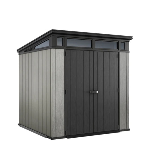 Keter Artisan 7 x 7 Shed Outdoor Waterproof Storage Garden Shed Window Free Delivery No Assembly