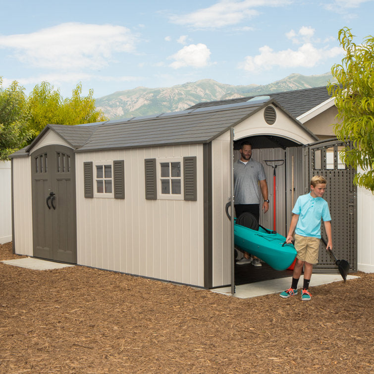 550 cm x 244 cm Gerätehaus Chateau