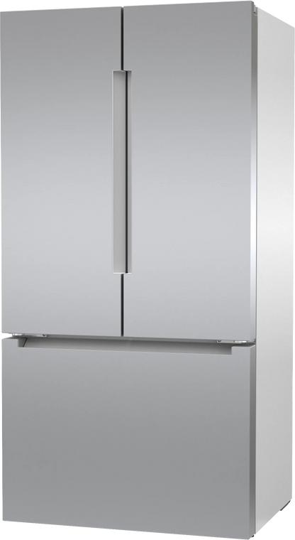Bosch B36CT81ENS 800 Series French Door Bottom Mount Refrigerator 36'' Stainless steel (with anti-fingerprint). Total No Frost