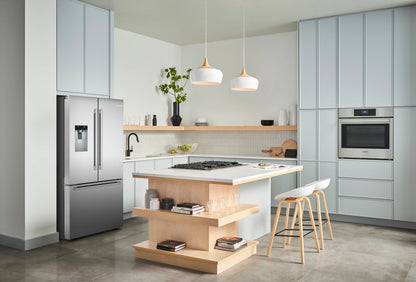 Bosch B36FD52SNS 500 Series French Door Bottom Mount Refrigerator 36'' Stainless steel (with anti-fingerprint). Total No Frost