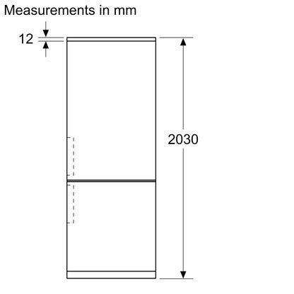 SIEMENS KG49NXXCF iQ300 Free-standing fridge-freezer with freezer at bottom 203 x 70 cm Brushed black steel antiFingerprint. Total noFrost
