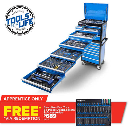 KINCROME TFL 312 Piece 14 Drawer Evolution Workshop P1712