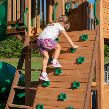 Bristol Point Wooden Swing Set