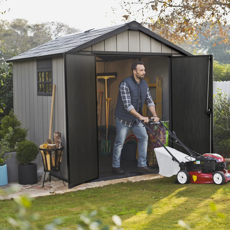 Keter Waterproof Oakland Outdoor Plastic Shed 759