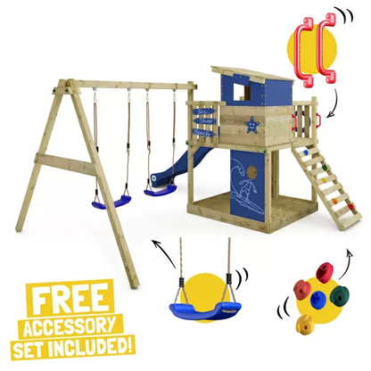 Wooden climbing frame Wickey Smart Camp