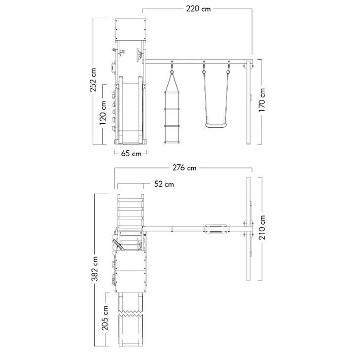 Climbing frame Wickey MultiFlyer Light