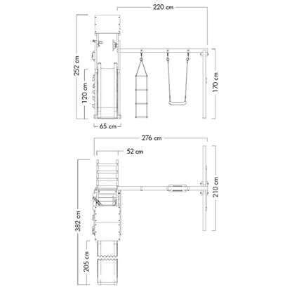 Climbing frame Wickey MultiFlyer Light