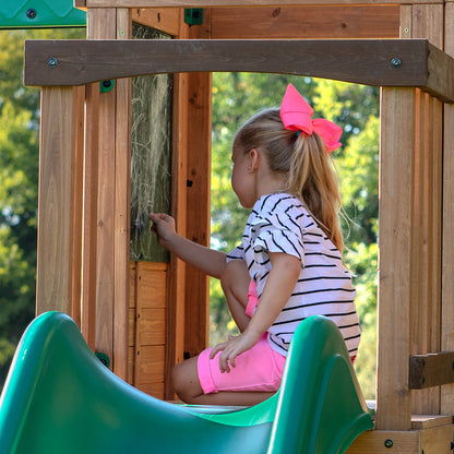 Bristol Point Wooden Swing Set