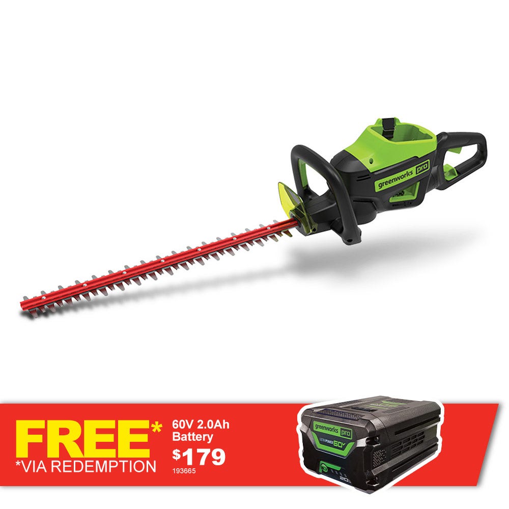 GREENWORKS 60V 610mm Hedge Trimmer Skin 2205807AU