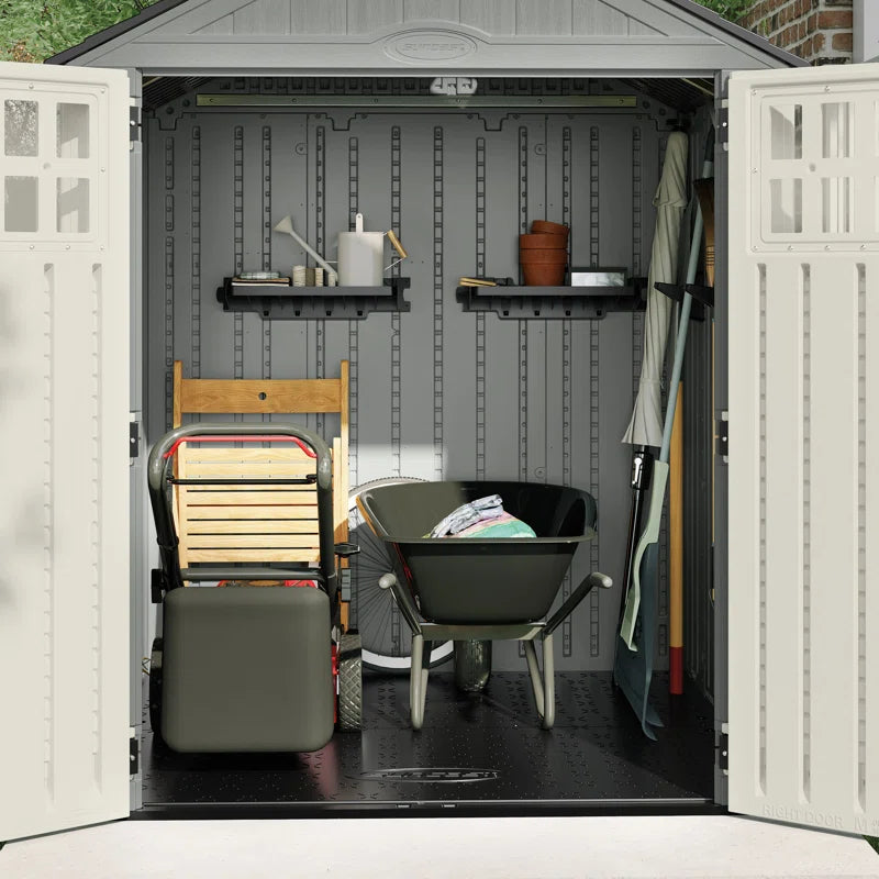 Suncast 6 ft. x 5 ft. Resin Storage Shed