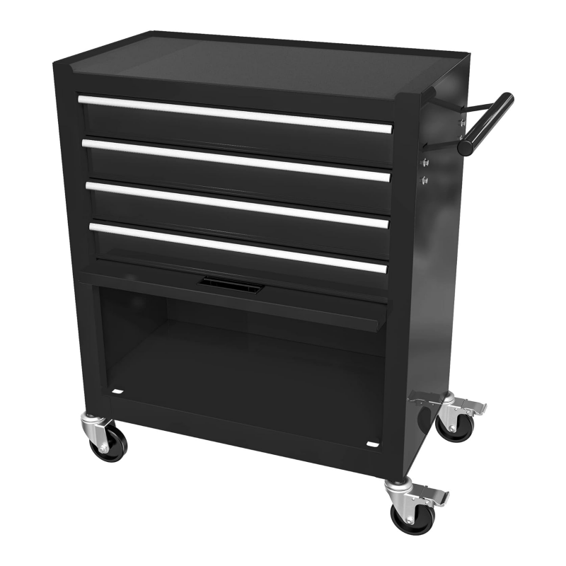 5 Drawer Rolling Tool Cart, Rolling Tool Box on Wheels, Lockable Home Repair Tool Storage Organizer, Mechanic Tool Box Cabinet, Garage