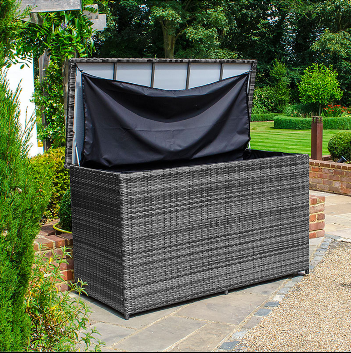 Nova - Mixed Grey Cushion Storage Box