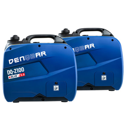 BUNDLE: 2 X 2.1 KW INVERTER GENERATOR DQ-2100 + CABLE FOR PARALLEL CONNECTION