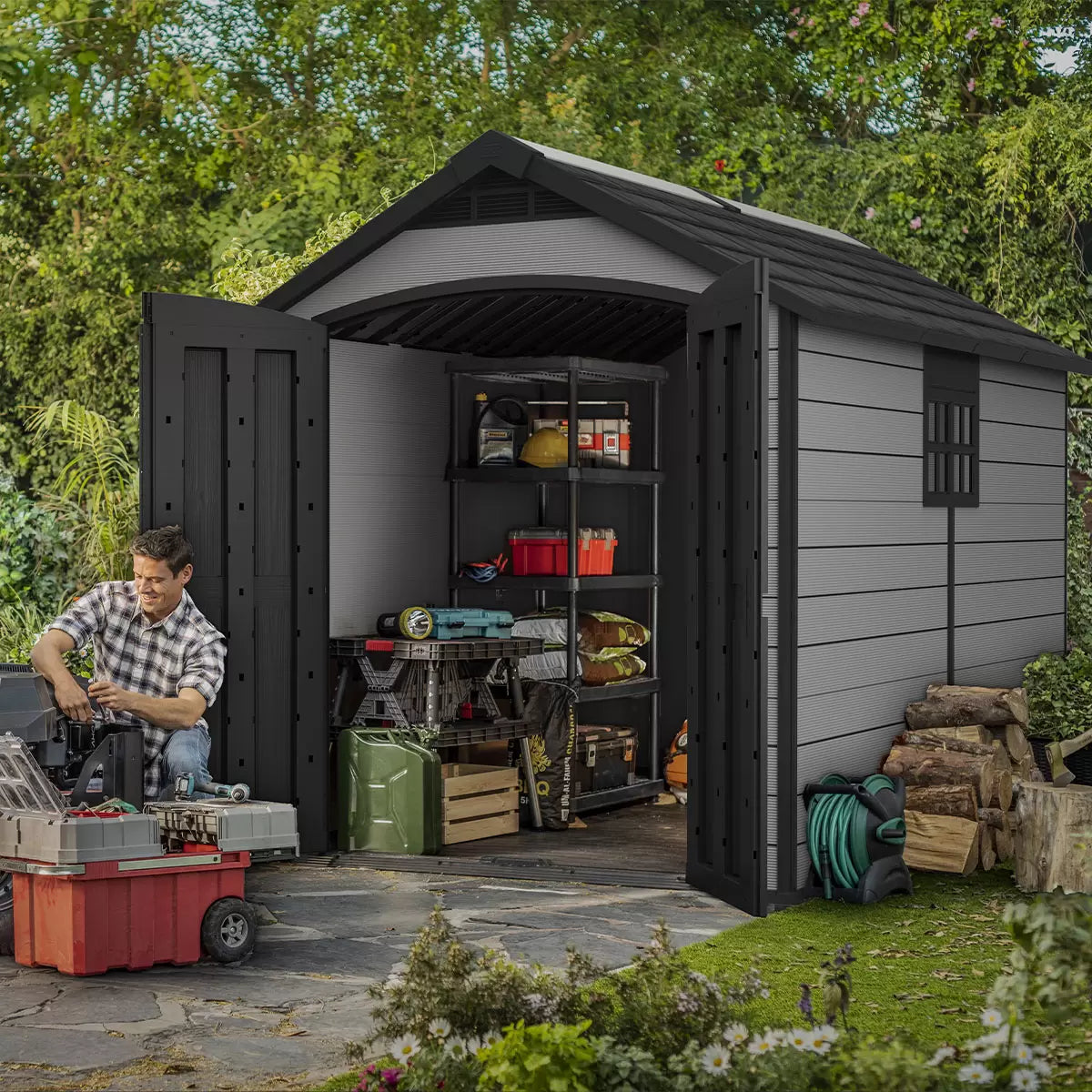 Keter Premier 7ft 5" x 11ft 6" (2.3 x 3.5m) Storage Shed